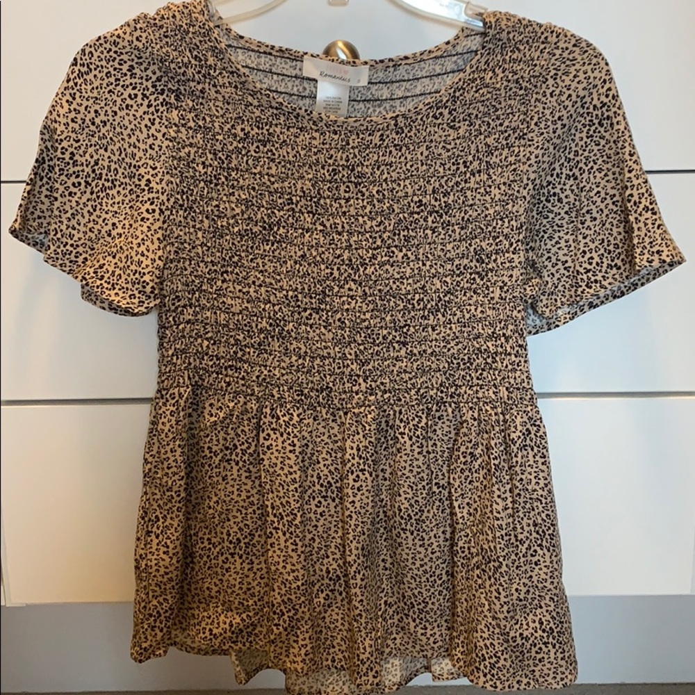 Urban Romantics peplum top